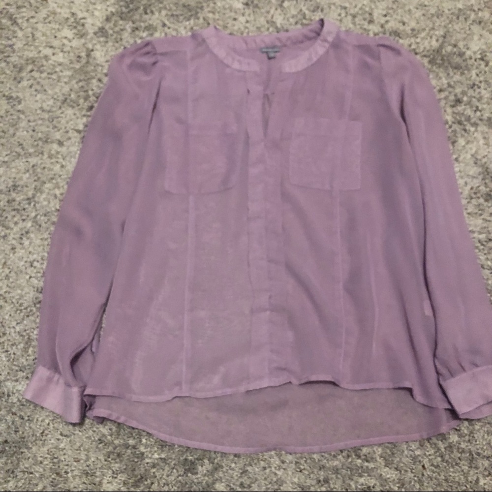 3/$10🔴Charlotte Russe long sleeve sheer tunic🔴